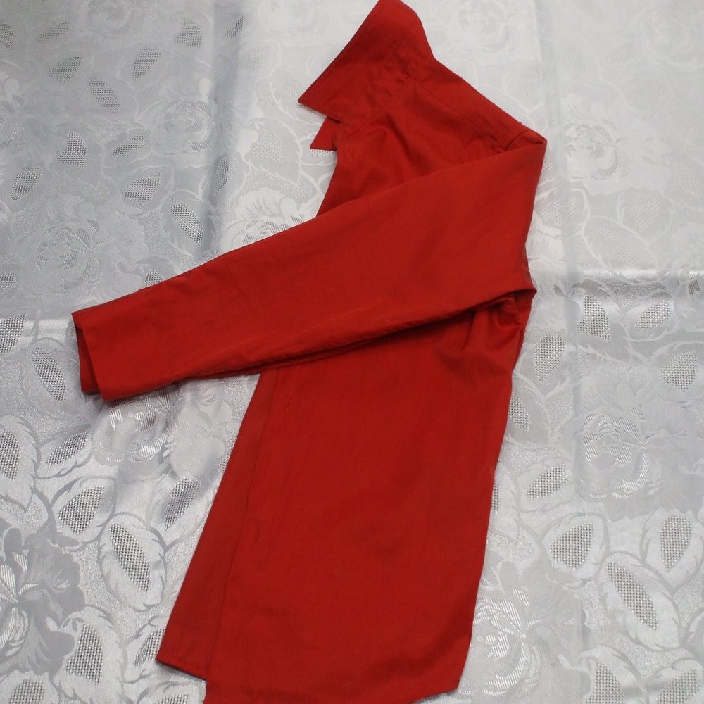 Eleganza Junior Red Long Sleeve Shirt Size 10